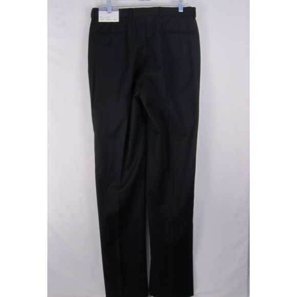Jones New York Collection Black Dress Pants Size 34 Waist 100% Wool Pleated NWT - Picture 6 of 10